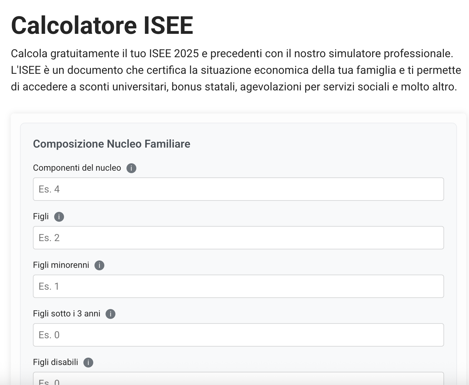 Confronta interesse semplice e interesse composto